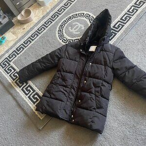 Primark Girls' Black and Brown Coat